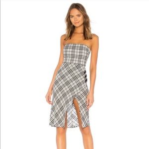 MAJORELLE Kara Midi Dress in Plaid